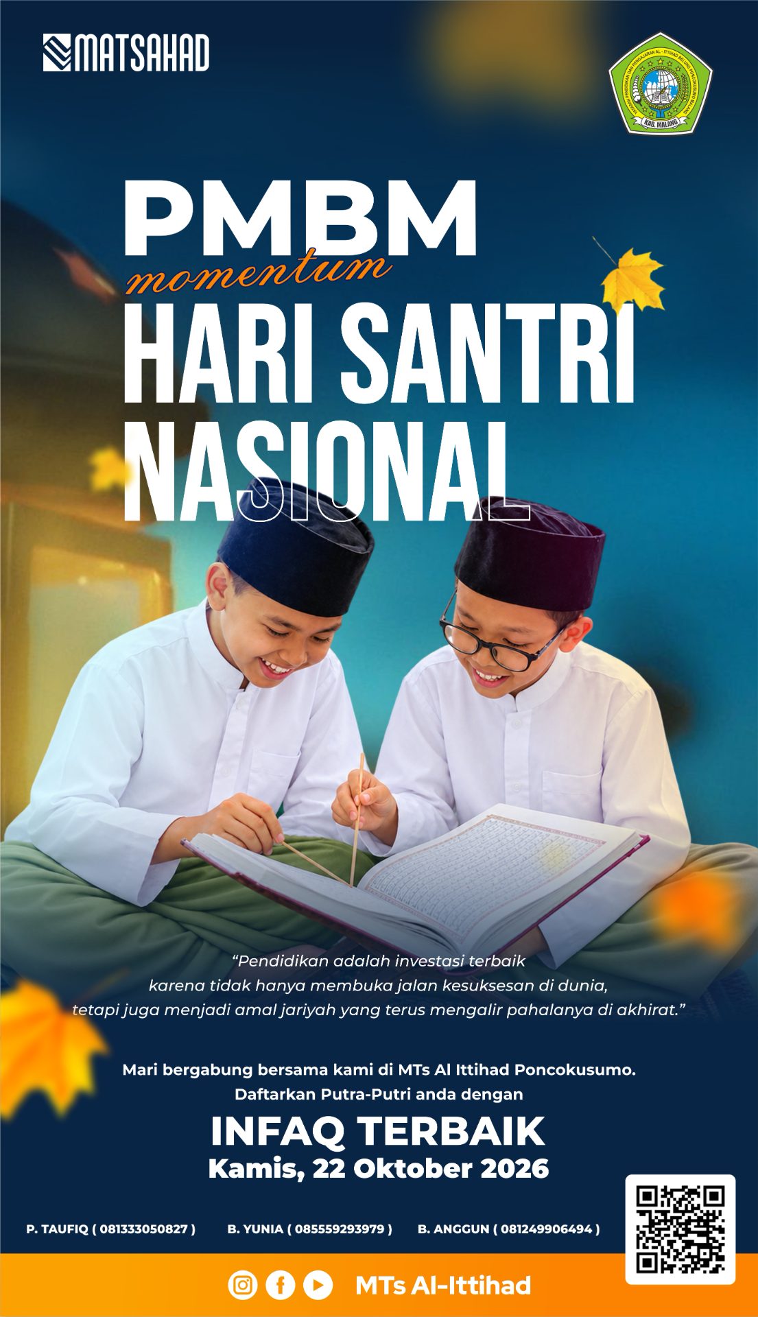 PMBM Momentum HARI SANTRI NASIONAL